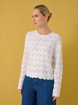 Sweter damski casualowy na zimę Sinsay ze sklepu: Sinsay w kategorii: Swetry damskie - zdjęcie CC22A15-4CA-6968_688GZ