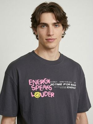 T-shirt męski młodzieżowy Sinsay ze sklepu: Sinsay w kategorii: T-shirty męskie - zdjęcie CC22A15-4CA-6968_697JD