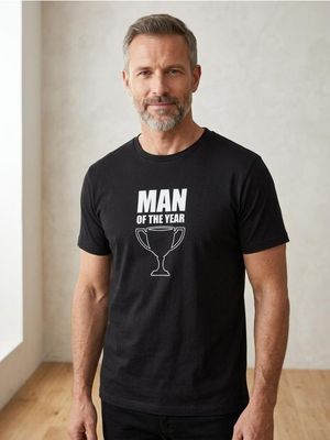 T-shirt męski Sinsay ze sklepu: Sinsay w kategorii: T-shirty męskie - zdjęcie CC22A15-4CA-6968_707JD
