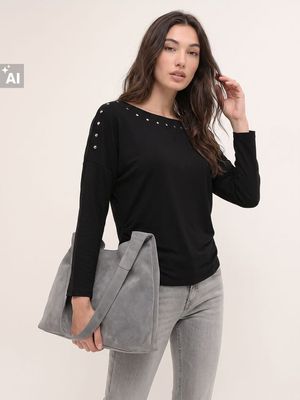 Sinsay - Bluzka damska casual ze sklepu: Sinsay w kategorii: Bluzki damskie - zdjęcie CC22A15-4CA-6968_724DO