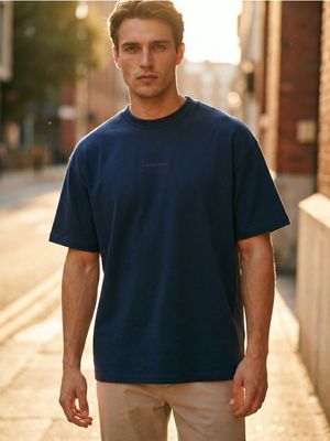 T-shirt męski casual Sinsay ze sklepu: Sinsay w kategorii: T-shirty męskie - zdjęcie CC22A15-4CA-6968_724JD