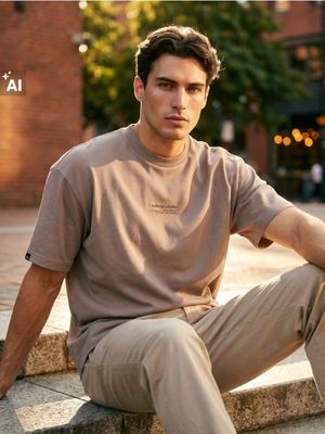 T-shirt męski casual Sinsay ze sklepu: Sinsay w kategorii: T-shirty męskie - zdjęcie CC22A15-4CA-6968_724JD
