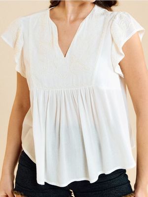 Bluzka damska casual Sinsay ze sklepu: Sinsay w kategorii: Bluzki damskie - zdjęcie CC22A15-4CA-6968_729EX