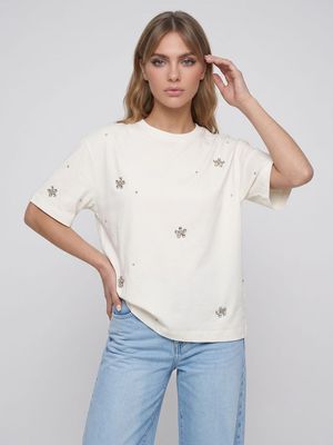 Bluzka damska wiosenna casual Sinsay ze sklepu: Sinsay w kategorii: Bluzki damskie - zdjęcie CC22A15-4CA-6968_731HC