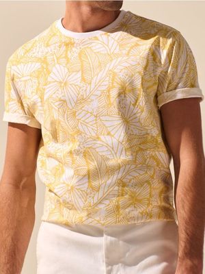 T-shirt męski młodzieżowy Sinsay ze sklepu: Sinsay w kategorii: T-shirty męskie - zdjęcie CC22A15-4CA-6968_7328F