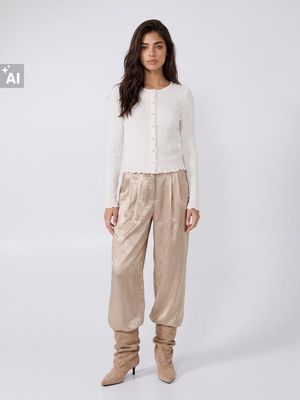 Bluzka damska casual Sinsay ze sklepu: Sinsay w kategorii: Bluzki damskie - zdjęcie CC22A15-4CA-6968_735JQ