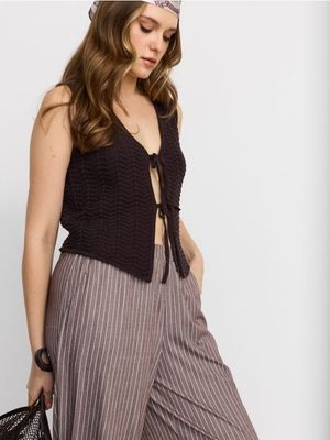 Spodnie damskie casual Sinsay ze sklepu: Sinsay w kategorii: Spodnie damskie - zdjęcie CC22A15-4CA-6968_745HA
