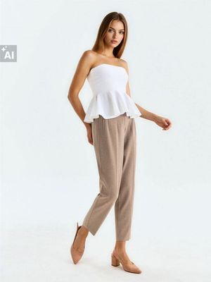 Spodnie damskie Sinsay ze sklepu: Sinsay w kategorii: Spodnie damskie - zdjęcie CC22A15-4CA-6968_748GZ