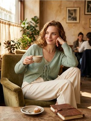 Sweter damski casual Sinsay ze sklepu: Sinsay w kategorii: Swetry damskie - zdjęcie CC22A15-4CA-6968_750IV