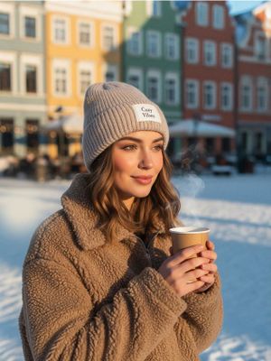 Czapka zimowa damska Sinsay ze sklepu: Sinsay w kategorii: Czapki zimowe damskie - zdjęcie CC22A15-4CA-6968_751FG