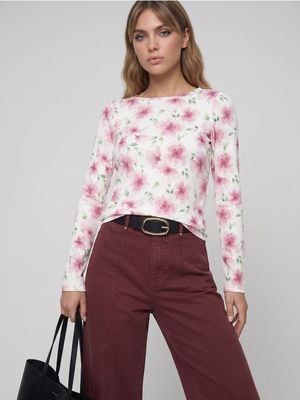 Bluzka damska casual Sinsay ze sklepu: Sinsay w kategorii: Bluzki damskie - zdjęcie CC22A15-4CA-6968_770LE