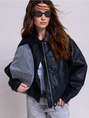 Kurtka damska casual Sinsay ze sklepu: Sinsay w kategorii: Kurtki damskie - zdjęcie CC22A15-4CA-6968_774JR