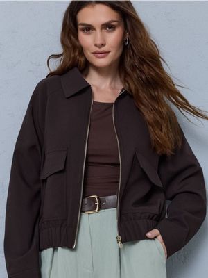 Kurtka damska casual Sinsay ze sklepu: Sinsay w kategorii: Kurtki damskie - zdjęcie CC22A15-4CA-6968_786JR