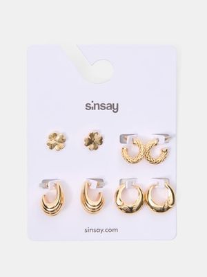 Kolczyki Sinsay ze sklepu: Sinsay w kategorii: Kolczyki - zdjęcie CC22A15-4CA-6968_790KO