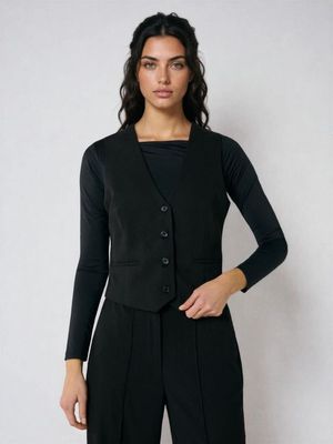 Kamizelka damska na jesień Sinsay ze sklepu: Sinsay w kategorii: Kamizelki damskie - zdjęcie CC22A15-4CA-6968_791IR