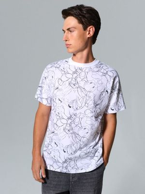 T-shirt męski na wiosnę Sinsay ze sklepu: Sinsay w kategorii: T-shirty męskie - zdjęcie CC22A15-4CA-6968_801JU