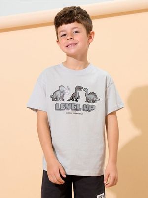 T-shirt chłopięce na lato w stylu młodzieżowym Sinsay ze sklepu: Sinsay w kategorii: T-shirty chłopięce - zdjęcie CC22A15-4CA-6968_803EY