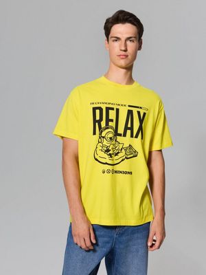 T-shirt męski młodzieżowy Sinsay ze sklepu: Sinsay w kategorii: T-shirty męskie - zdjęcie CC22A15-4CA-6968_809JU