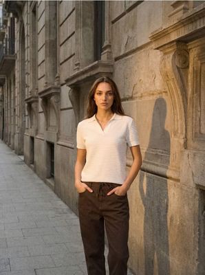 Bluzka damska na wiosnę Sinsay ze sklepu: Sinsay w kategorii: Bluzki damskie - zdjęcie CC22A15-4CA-6968_813IT