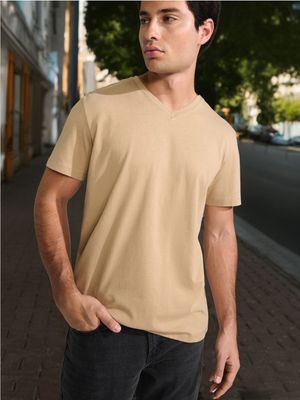 T-shirt męski casualowy Sinsay ze sklepu: Sinsay w kategorii: T-shirty męskie - zdjęcie CC22A15-4CA-6968_827AW