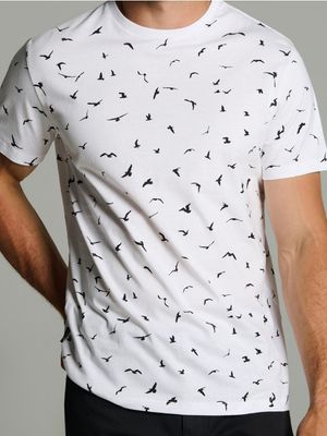 Sinsay - T-shirt męski w stylu młodzieżowym ze sklepu: Sinsay w kategorii: T-shirty męskie - zdjęcie CC22A15-4CA-6968_829GP