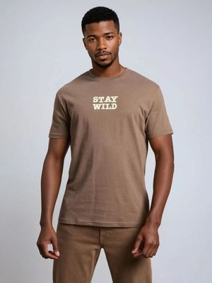 T-shirt męski wiosenny Sinsay ze sklepu: Sinsay w kategorii: T-shirty męskie - zdjęcie CC22A15-4CA-6968_834GP