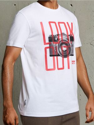 T-shirt męski wiosenny Sinsay ze sklepu: Sinsay w kategorii: T-shirty męskie - zdjęcie CC22A15-4CA-6968_836GP
