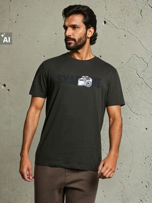 T-shirt męski wiosenny Sinsay ze sklepu: Sinsay w kategorii: T-shirty męskie - zdjęcie CC22A15-4CA-6968_836GP