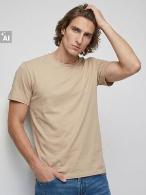 T-shirt męski Sinsay ze sklepu: Sinsay w kategorii: T-shirty męskie - zdjęcie CC22A15-4CA-6968_837JU