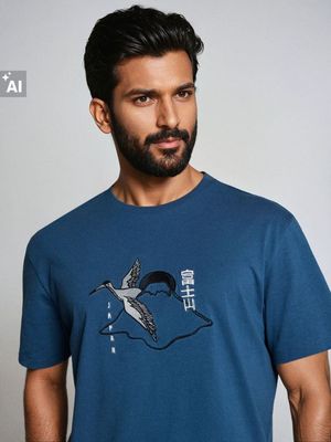 T-shirt męski w stylu młodzieżowym Sinsay ze sklepu: Sinsay w kategorii: T-shirty męskie - zdjęcie CC22A15-4CA-6968_843GP