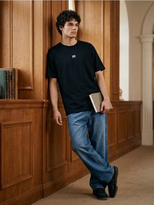 T-shirt męski casual wiosenny Sinsay ze sklepu: Sinsay w kategorii: T-shirty męskie - zdjęcie CC22A15-4CA-6968_851JU