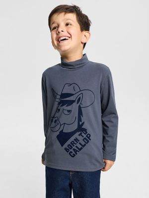 T-shirt chłopięce na wiosnę Sinsay ze sklepu: Sinsay w kategorii: T-shirty chłopięce - zdjęcie CC22A15-4CA-6968_856KF