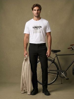 T-shirt męski na wiosnę Sinsay ze sklepu: Sinsay w kategorii: T-shirty męskie - zdjęcie CC22A15-4CA-6968_857JU