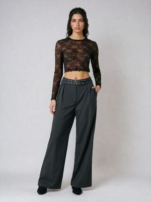Sinsay - Spodnie damskie retro ze sklepu: Sinsay w kategorii: Spodnie damskie - zdjęcie CC22A15-4CA-6968_861GZ