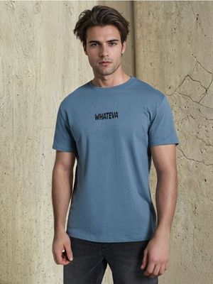 T-shirt męski młodzieżowy Sinsay ze sklepu: Sinsay w kategorii: T-shirty męskie - zdjęcie CC22A15-4CA-6968_872GP