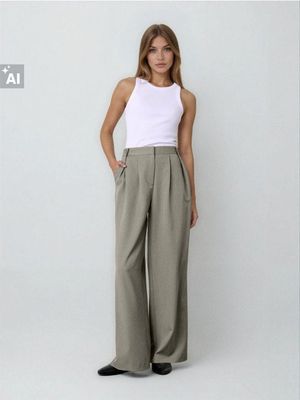 Sinsay - Spodnie damskie retro na wiosnę ze sklepu: Sinsay w kategorii: Spodnie damskie - zdjęcie CC22A15-4CA-6968_873GZ