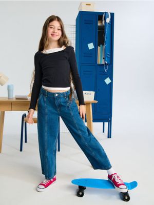 Jeansy damskie jesienne ze sklepu: Sinsay w kategorii: Jeansy damskie - zdjęcie CC22A15-4CA-6968_874ET
