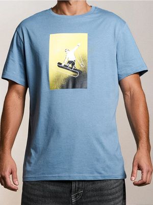 Sinsay - T-shirt męski wiosenny ze sklepu: Sinsay w kategorii: T-shirty męskie - zdjęcie CC22A15-4CA-6968_879GP