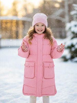 Kurtka dziewczęca na zimę Sinsay ze sklepu: Sinsay w kategorii: Kurtki dziewczęce - zdjęcie CC22A15-4CA-6968_881DX