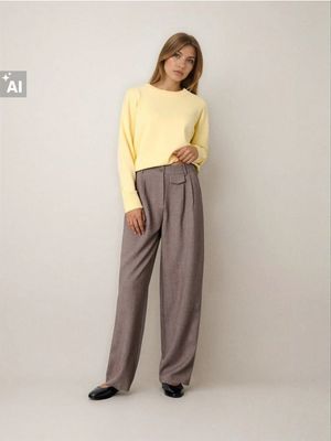 Sinsay - Spodnie damskie retro ze sklepu: Sinsay w kategorii: Spodnie damskie - zdjęcie CC22A15-4CA-6968_882GZ