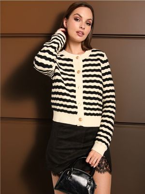 Sweter damski zimowy Sinsay ze sklepu: Sinsay w kategorii: Swetry damskie - zdjęcie CC22A15-4CA-6968_886BQ