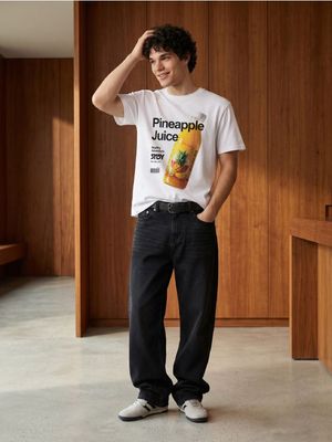 T-shirt męski na wiosnę Sinsay ze sklepu: Sinsay w kategorii: T-shirty męskie - zdjęcie CC22A15-4CA-6968_887JU