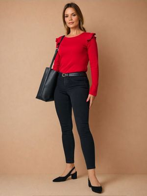 Jeansy damskie na wiosnę Sinsay ze sklepu: Sinsay w kategorii: Jeansy damskie - zdjęcie CC22A15-4CA-6968_890FI