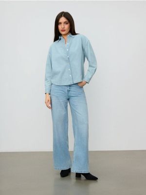 Jeansy damskie Sinsay ze sklepu: Sinsay w kategorii: Jeansy damskie - zdjęcie CC22A15-4CA-6968_891EV