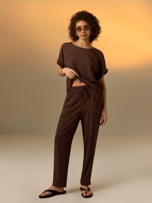 Sinsay - Spodnie damskie casual wiosenne ze sklepu: Sinsay w kategorii: Spodnie damskie - zdjęcie CC22A15-4CA-6968_892GZ