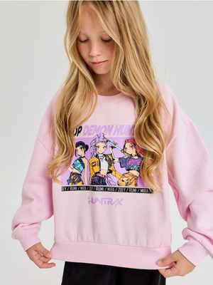 Bluza dziewczęca na wiosnę Sinsay ze sklepu: Sinsay w kategorii: Bluzy dziewczęce - zdjęcie CC22A15-4CA-6968_892KJ