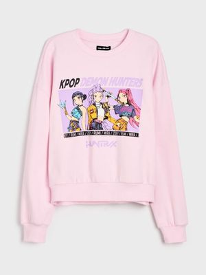 Bluza dziewczęca na wiosnę Sinsay ze sklepu: Sinsay w kategorii: Bluzy dziewczęce - zdjęcie CC22A15-4CA-6968_892KJ