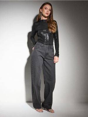 Jeansy damskie w miejskim stylu Sinsay ze sklepu: Sinsay w kategorii: Jeansy damskie - zdjęcie CC22A15-4CA-6968_904FI