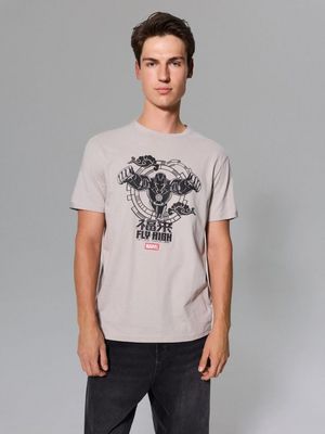Sinsay - T-shirt męski w stylu młodzieżowym ze sklepu: Sinsay w kategorii: T-shirty męskie - zdjęcie CC22A15-4CA-6968_918JU