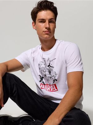 T-shirt męski na wiosnę Sinsay ze sklepu: Sinsay w kategorii: T-shirty męskie - zdjęcie CC22A15-4CA-6968_919JU